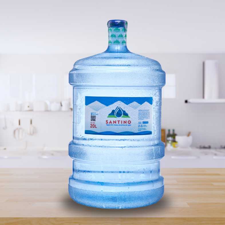 Bidón de 20 litros Agua Santino PH alcalino 8.5